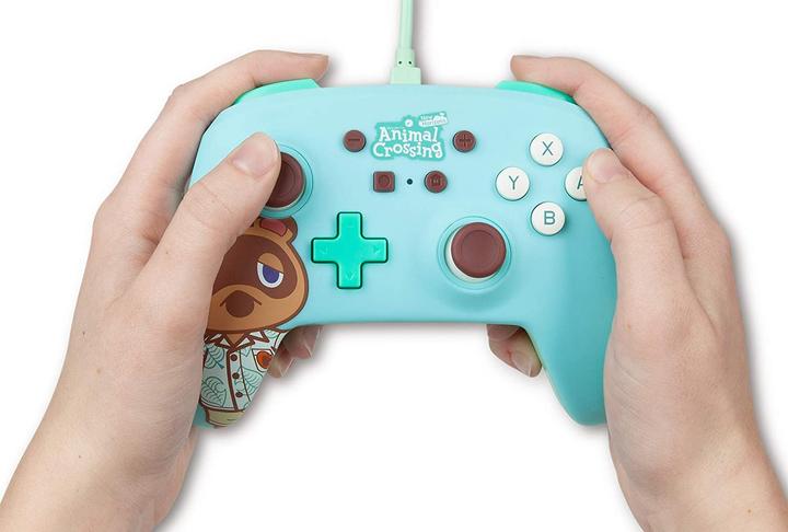 Image du produit PowerA Pro Controller con filo - Animal Crossing - Tom Nook (Switch)