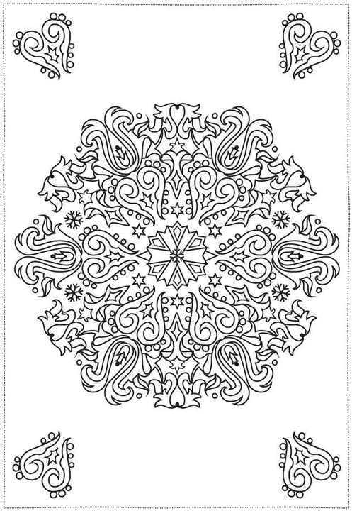 Actual product image Colouring postcards Artful mandalas | 20 cards (20 pcs.)