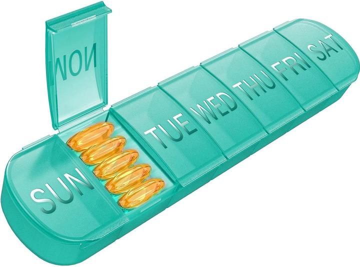 Cbx Tablettenbox 7 Tage – Wochen Pillendose mit grosser Kapazität