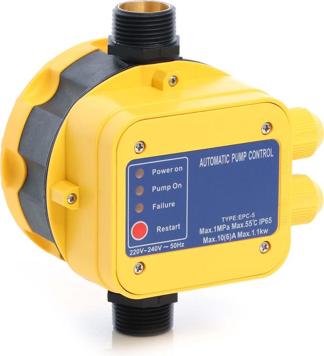 Produktbild Wiltec Druckschalter EPC-5 230V 1-phasig Pumpensteuerung Hauswasserwerk (Hauswasserpumpe)