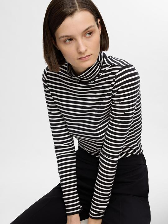 Image du produit Selected Femme Gestreiftes Oberteil mit langen Ärmeln (XL)