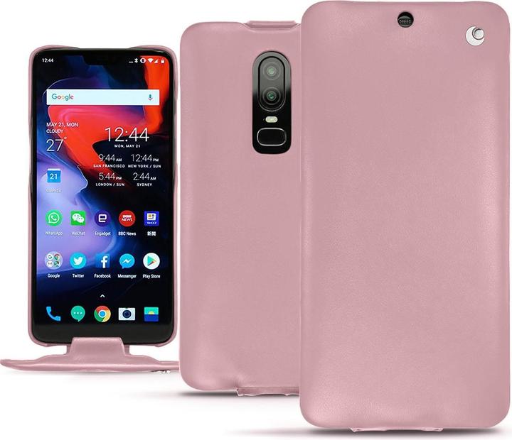 Productafbeelding Noreve Lederen omslag verticaal (OnePlus 6)