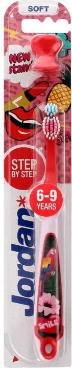 Immagine prodotto Jordan Spazzolino Step By Step per bambini 6-9 anni morbido 1Pz. (Morbido, 1 x)