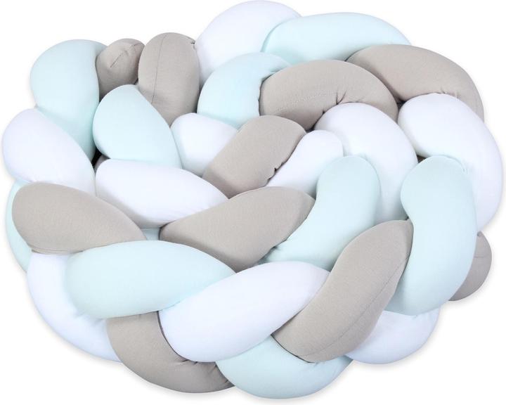Actual product image Tobi Nest snake braided large white/beige/aqua