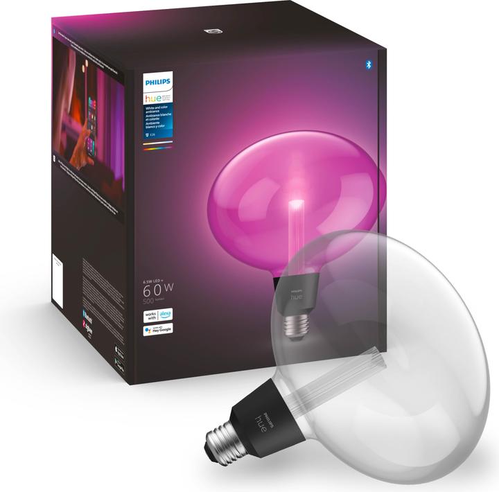 Philips Hue Ellipse (E27, 6.50 W, 500 lm, 1 x, G)