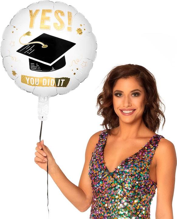 Produktbild Boland Graduation Folienballon 'YES YOU DID IT' (1 x)
