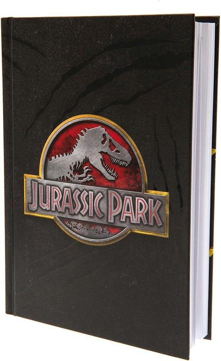 Image du produit Jurassic Park Carnet de notes Premium Logo A5 (A5, À rayures, Couverture rigide)