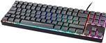 Actual product image Gamiac TKL90G Gaming Tastatur, Kailh Red Switches, RGB - schwarz/grau (DE, Cable)