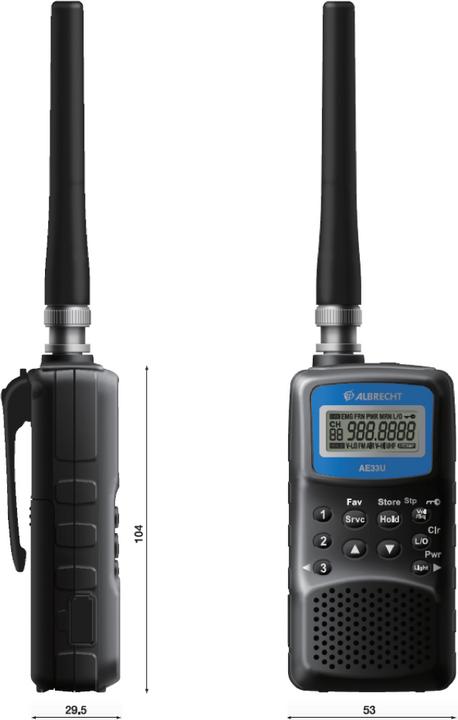 Image du produit Albrecht AE 33 U Scanner à main (0.10 km)