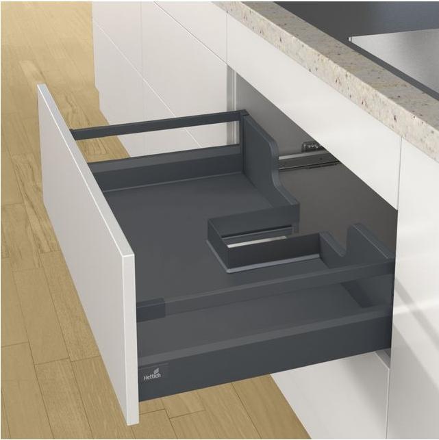 Produktbild Hettich Metallumrandung für Siphonausschnitt eckig