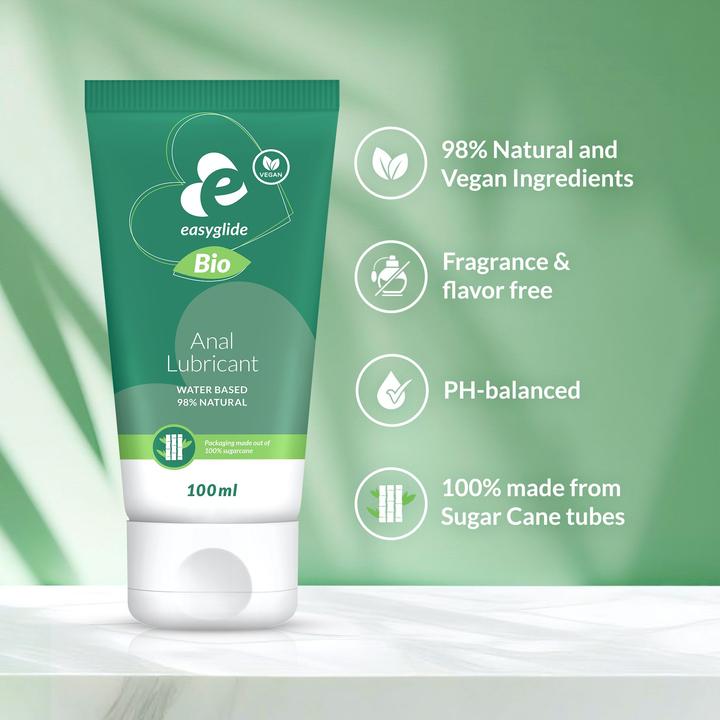 Actual product image EasyGlide Bio & Natural Anal Lubricant (100 ml)