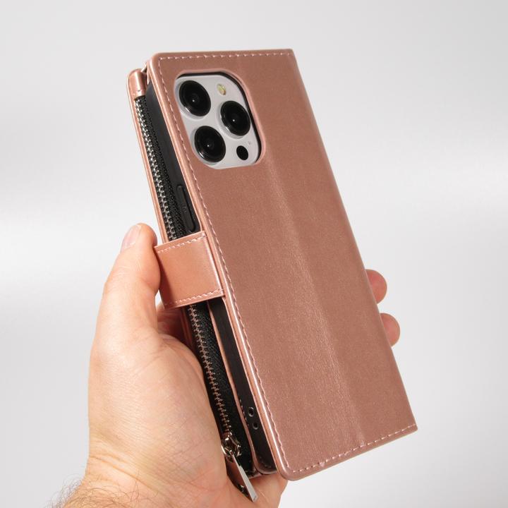 Actual product image PhoneLook Sleeve Wallet Case Luxurious and Sophisticated with Magnetic Closure & Coin and Card Compartment (Apple iPhone 15 Pro)