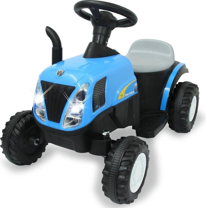 Produktbild Jamara Ride-on Traktor New Holland mit Anhänger blau 6V (6 V)