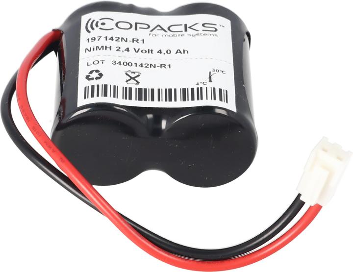 Actual product image AccuCell Notleuchtenakku F1x2 Baby C ersetzt Zumtobel 00072882 (1 pcs., Device specific, 4000 mAh, Battery + charger)