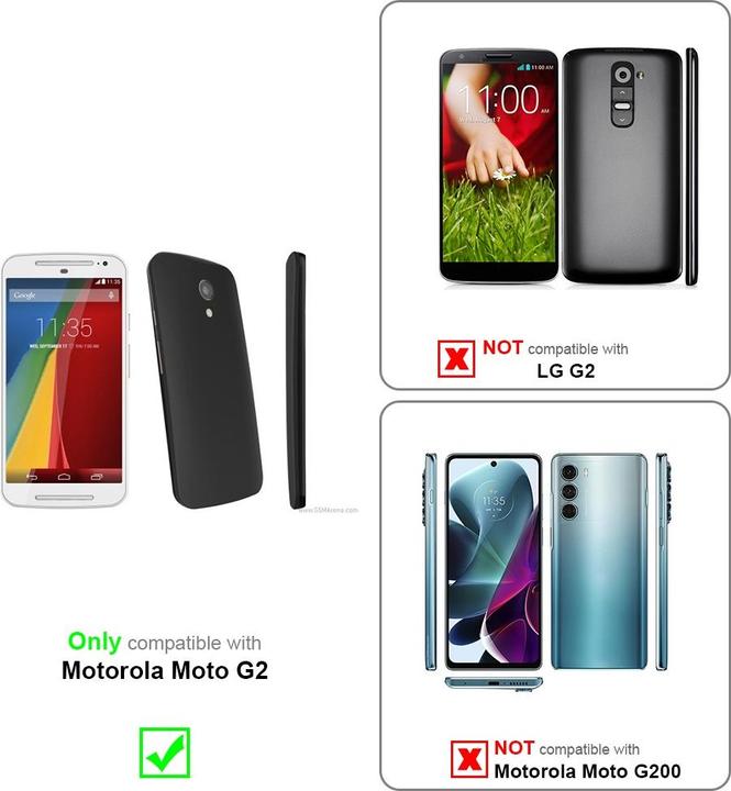 Produktbild Cadorabo Handykette für Motorola MOTO G2 Necklace Hülle mit verstellbarem Kordelband