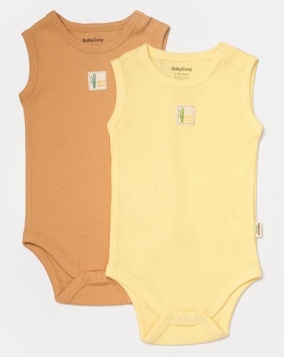 Produktbild BabyCosy Body. ärmellos. 2 Pack (74)