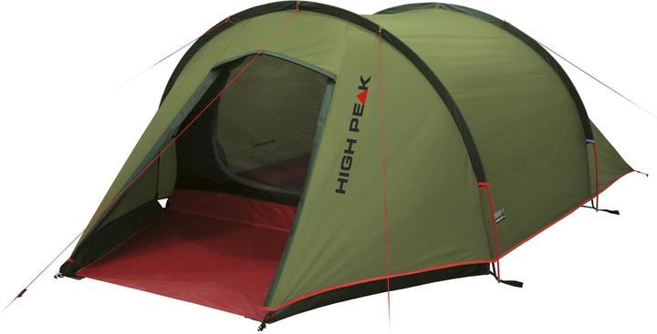 Actual product image High Peak Tent kite 2, green, 10188 (Tunnel tent, 3.30 kg, 2 persons)