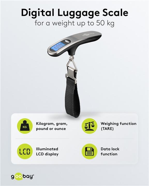 Actual product image Goobay Digital luggage scale (Luggage scale)