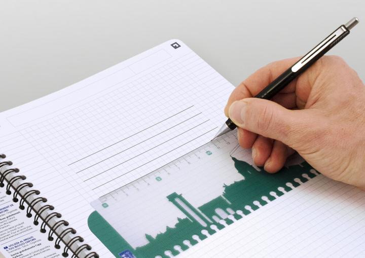 Actual product image Oxford Essentials A4 Soft Card Twin-wire Notebook 5mm Squares 180 Pages Black SCRIBZEE® Compatible (A4, Checked)