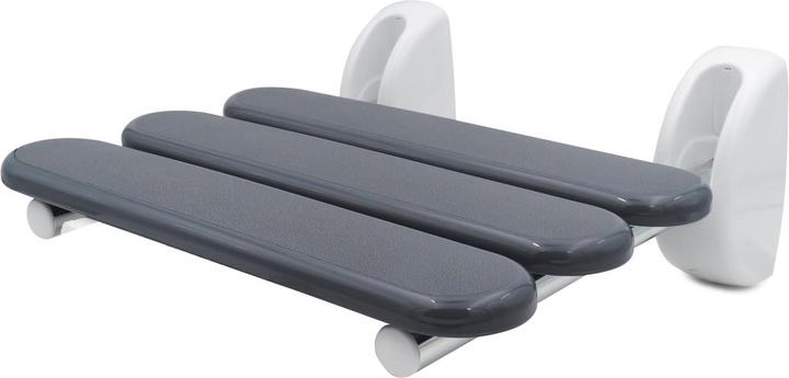 Image du produit Ridder Siège de douche rabattable Assise grise (130 kg)