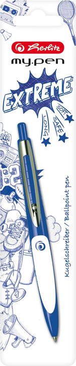 Produktbild Herlitz Kugelschreiber my.pen /weiss (Blau/weiss, 1 x)