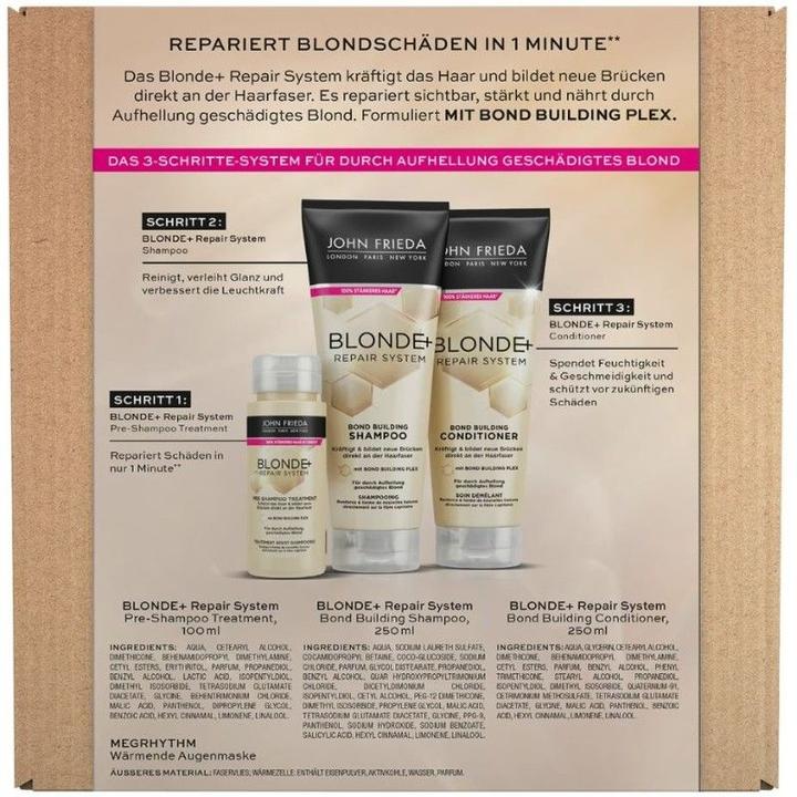 Produktbild John Frieda Blonde+ Repair System - Blond+ Set (600 ml)