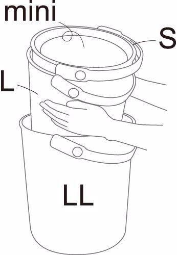 Actual product image Omnioutil Bucket (Ø 27 x 26.5 cm, 10 l)