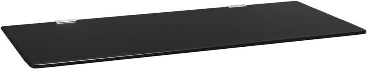Produktbild VidaXL Urinal-Trennwand Wandmontage Schwarz 90x40 cm Hartglas (90 x 40 cm)