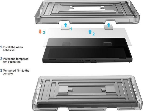 Produktbild Dobe 2er Set Schutzglas für das Display (Switch 2)