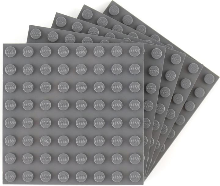 Produktbild LEGO 8x8 Bauplatten Dunkelgrau - Platten Beidseitig bebaubar - Star Wars 41539 Menge 25x (41539, LEGO Zubehör)