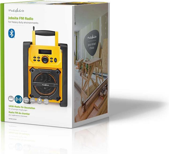 Actual product image Nedis FM Radio RDFM3100YW (FM, Bluetooth)