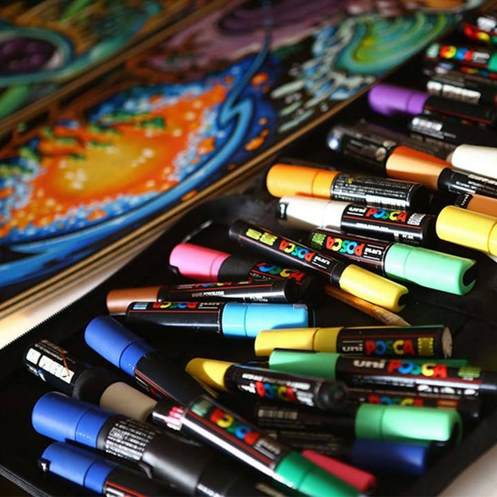 Immagine prodotto Posca Marchio PC-5M a punta tonda (Bianco, 2.50 mm, 1 x)