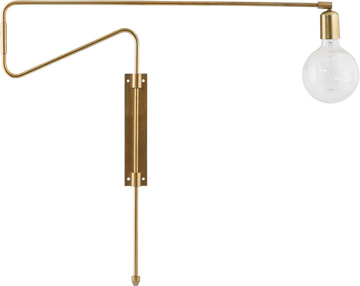 House Doctor Wandleuchte, Swing, Messing (E27)