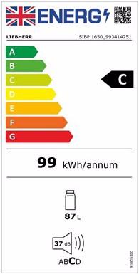 Energie-Label Liebherr SIBP-1650-20 (87 l)