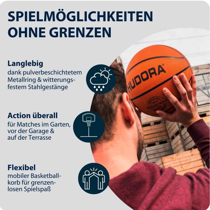 Actual product image Hudora Basketball Stand PRO XXL
