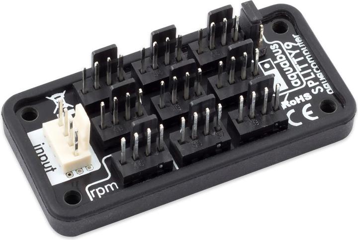 Produktbild Aqua Computer SPLITTY9 Splitter für bis zu 9 Lüfter oder aquabus-Geräte (9 Lüfter)