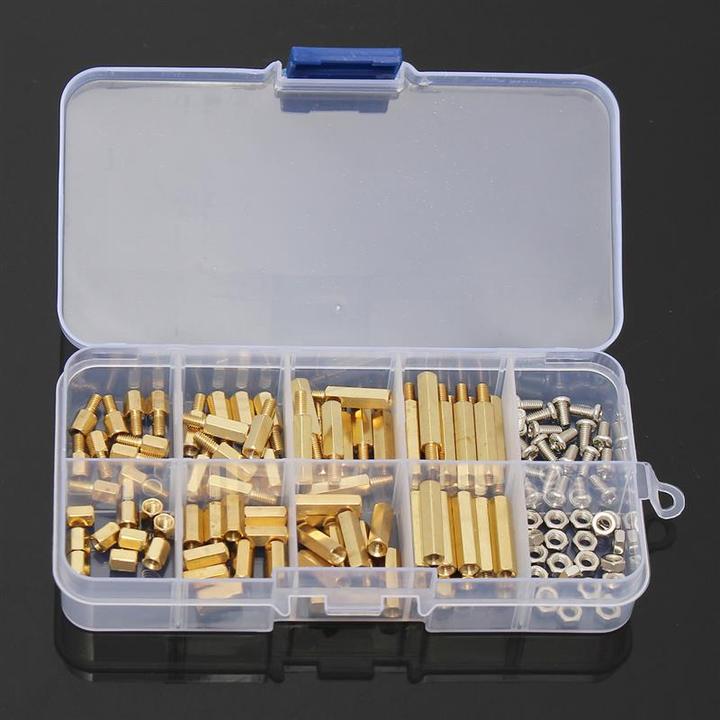 Produktbild Play-Zone 120-Teiliges Set mit Abstandshaltern 6mm 20mm Schrauben un