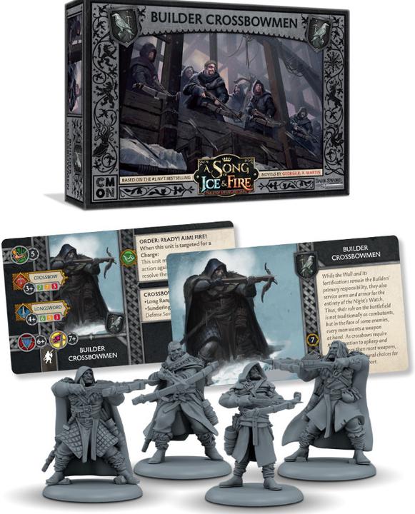 Produktbild Cmon CMND0104 - A Song of Ice & Fire - Builder Crossbowmen(Armbrustschützen der Baumeister), 2 Spieler (Französisch, Spanisch, Deutsch)