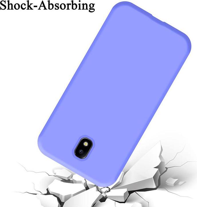 Actual product image Cadorabo TPU Liquid Silicone Case Cover (Samsung Galaxy J7 2017)