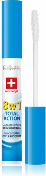 Actual product image Eveline Cosmetics Multi-purpose Eyelash Serum Total Action 8 in 1 (10 ml)