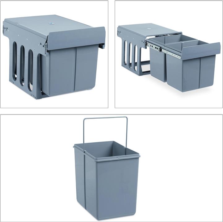 Produktbild Relaxdays Einbaumülleimer (15 l)