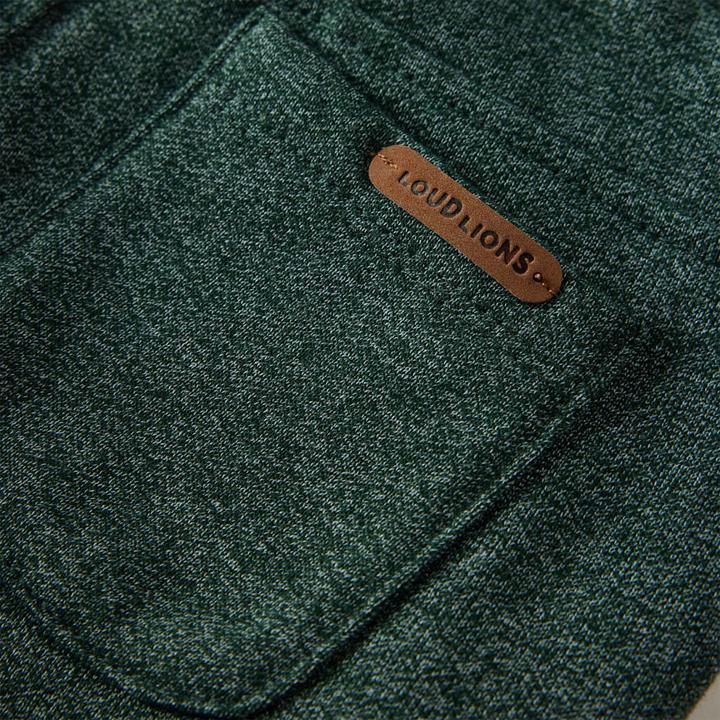 Actual product image VidaXL Children's tracksuit bottoms dark green 92,Material: 50 (92)