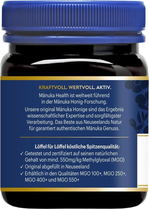 Produktbild Manuka Health MGO 550+ Manuka Honig 2 x 250 g (500 g)