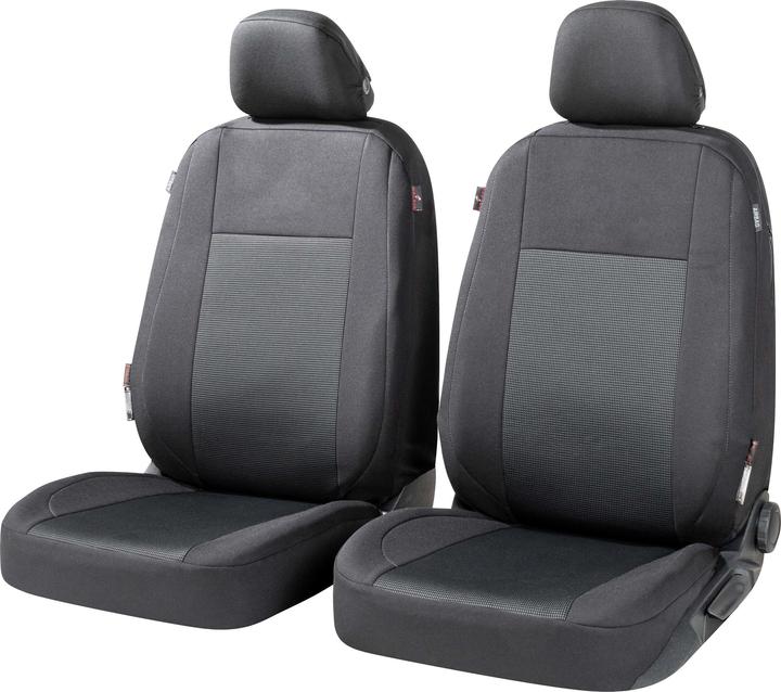 Walser Housse de siège auto ZIPP-IT Premium Ardwell, housse de siège auto pour 2 sièges avant avec système