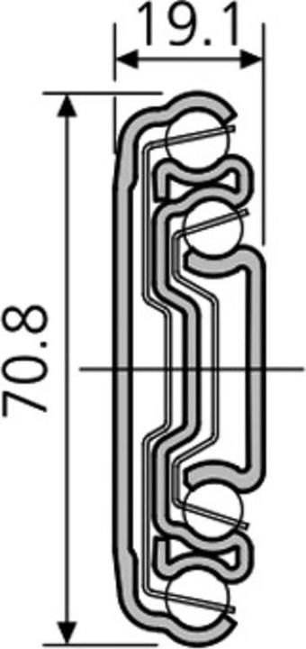 Actual product image Accuride Extension rail