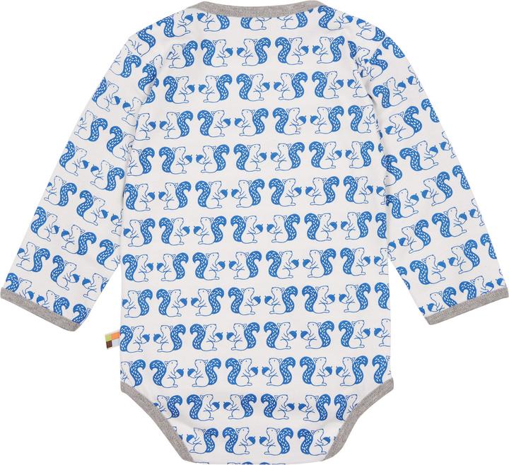Produktbild loud + proud Body langarm Eichhörnchen Indigo (74, 80)