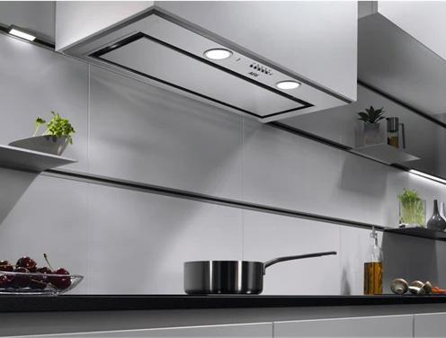 Produktbild AEG DGE5861HM Lüfterbaustein, Hob²Hood, 80 cm, Edelstahl ( EEK: A / Skala A+++ bis E ), 942022567 (Flachschirmhaube)