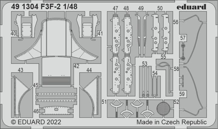 Actual product image Eduard F3F-2 for ACADEMY
