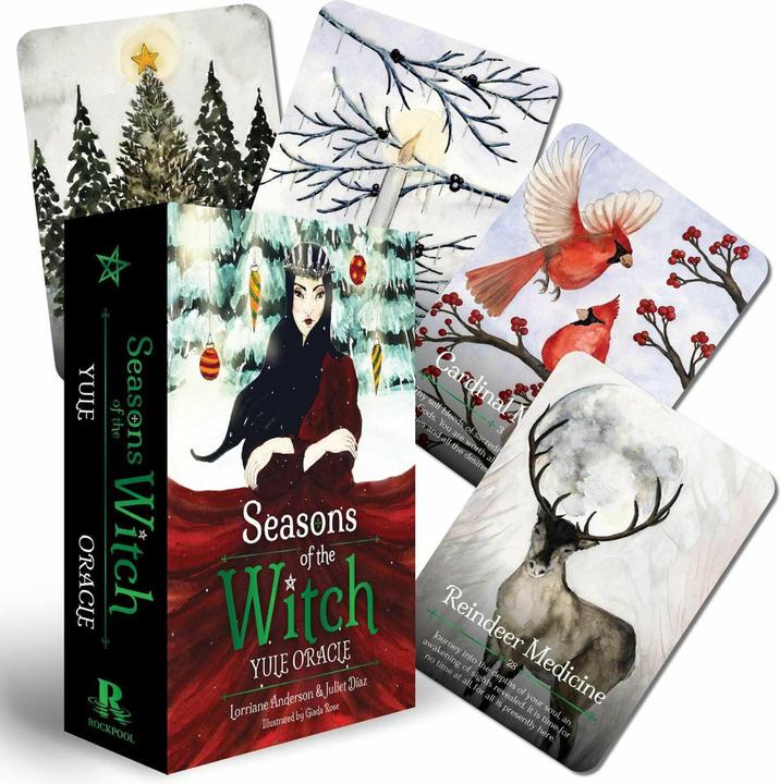 Image du produit Seasons of the Witch: Yule Oracle: 44 Gilded Cards and 144-Page Book
