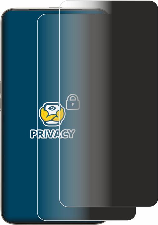 Produktbild BROTECT Sichtschutzfolie Anti-Spy Privacy Folie Blaulicht-Schutz (2 Stück, Oppo Reno 2 Z)